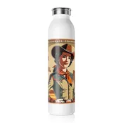 Inspirational Cowgirl Slim Water Bottle - Keep Calm and Cowgirl On — Casari Ranch