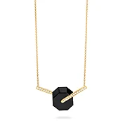 Deco Small Octagon Necklace