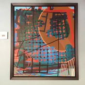 Modern Abstract Acrylic Painting By Steve McCullum