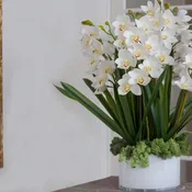 Artisan Luxury Orchid Showpiece
