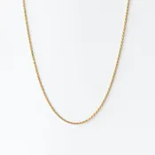 1.2mm Diamond Cut Twisted Rope Chain
