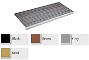 Koroseal Vinyl Rib Design Stair Treads 2337-5/375