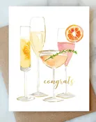 Bubbly Congrats Greeting Card