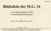 German MG-34 Picture Book Bildtafeln MG34 - English Translation