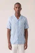 Botanical Print Short-Sleeve Shirt