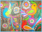 Folk Art Birds
