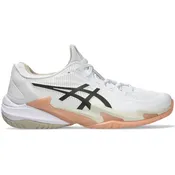 Asics Women's Court FF 3 Tennis Shoes (White/Black Coffee)