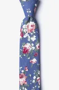 Nottingham Blue Skinny Tie