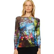 AMB: NudiTee Noir Bouquet Sheer Top