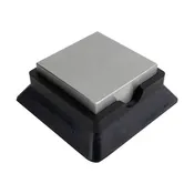 Bench Block - Rubber and Steel - 2" x 2" x 1-1/4"
