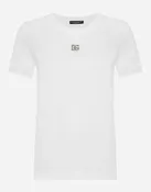Baumwoll-T-Shirt mit Logo DG Crystal