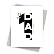 #1 Dad Gold Foil Card