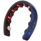 H2 HANDS-FREE Electric Scalp Massager for Head Massage with Heat, 10 Vibrating Contacts, 5 Massage Modes, Wearable Headband Design for Relaxation and Daily Stress Relief
