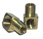 1/4” Female x 1/4” Male Brass 90° Elbow