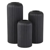 47th & Main (Creative Brands) - Black Ceramic Vases