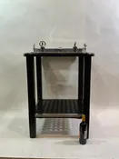 Aluminum Ships Porthole Table