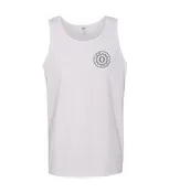 CHECKERED CIRCLE TANK TOP