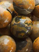 1.5-2" Polished Bumblebee Jasper Sphere, RM1595