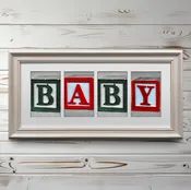 BABY Premade Letter Art