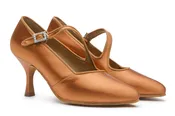 BD Dance 149, Heel EH10, Tan 3, Women's Standard Dance Shoes