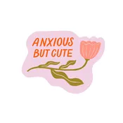 Anxious But Cute Sticker | Odd Daughter