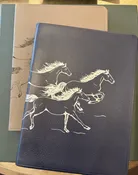 Running Horses Leather Journal — Scribe Fine Papers