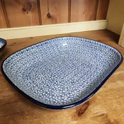 Baker ~ 9" x 10.25" medium serving dish 158-2176X   Squoval