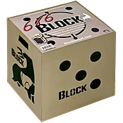 BLOCK 6x6 Archery Target, 6-Sided Broadhead and Field Point