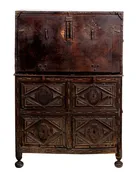 17 C Spanish Vargueno Baroque desk