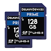 Delkin Devices 128GB PRIME UHS-II SDXC Memory Card (2-Pack) — at The Camera Exchange