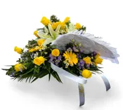 Angel Wings Casket Spray