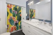 Cactus Flowers Shower Curtains