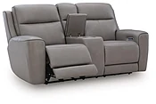 5Z-Comfort Power Reclining Loveseat with Console