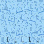 Back to School - Book Lover Sky Yardage