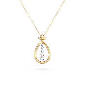 Angel Art Journey Diamond Necklace - Medium
