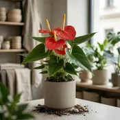 Anthurium Hellrot