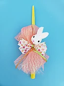 15" Easter Lambatha Candle - Bunny