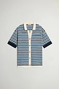 Chemise à rayures en coton mélangé - Femme - Multicolore