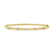 0.62ct Diamond Fluted Bangle