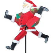 21" WhirliGig Spinner - Running Santa