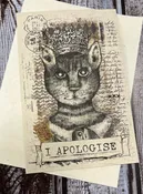 Apologize Cat Plantable Greeting Card