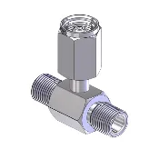 CGA 347 Stainless Steel Manifold Coupler Tee