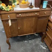 STUNNING Oak Credenza — The Predecessors Estate Sales - Online