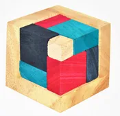 Leaning Pyramid - Wooden Puzzle