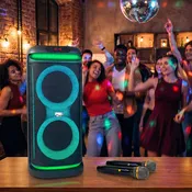IDOLmain IPS-DJ12 Immersive Sound Light Weight Party Bluetooth Karaoke Speaker With Dual Wireless Microphones New 2026