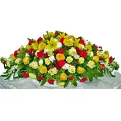 A Sunrise Sunset Casket Spray  -  WFS0067