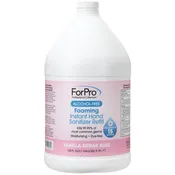 ForPro Alcohol-Free Foaming Instant Hand Sanitizer, Vanilla Sugar Bliss, Gallon