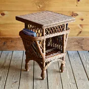 1914 Wicker Pocket Table
