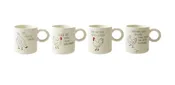 15 oz. Stoneware Mug w/ Chicken & Saying, 4 Styles