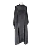 Black Long Hair Cape - Cubes - Hair Capes and Aprons Co